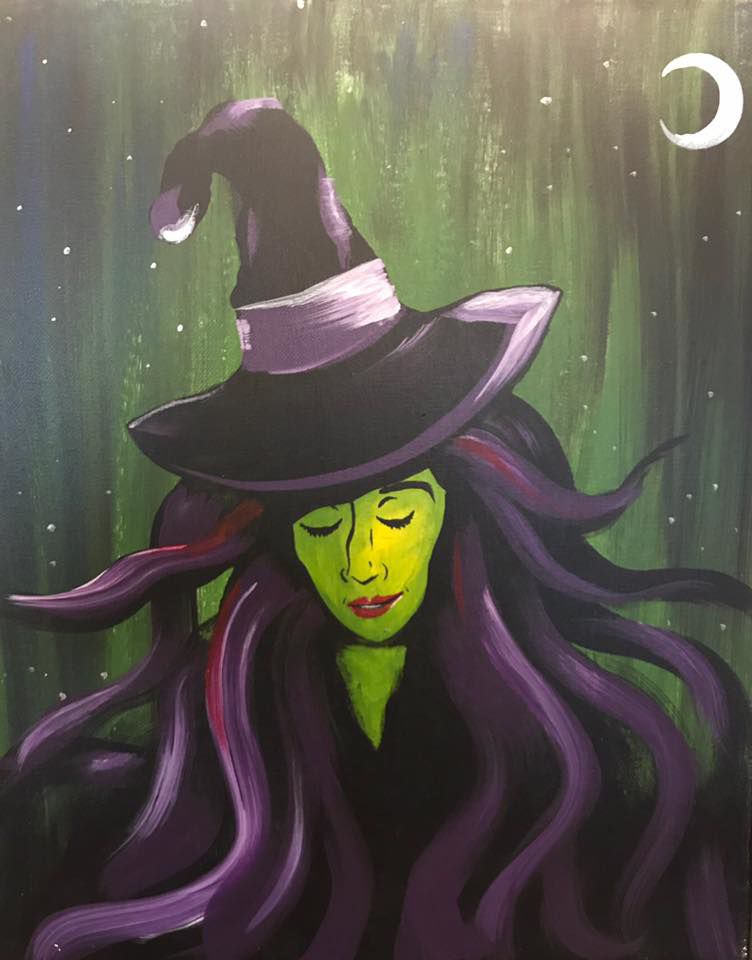 Wicked Watch painting at Brush N Bottle
